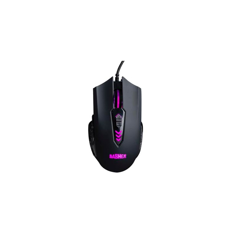 Mouse Gamer alámbrico para PC/Mac 6,400 dpis con luz led