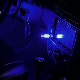Car Neon Light for Car Accessories Car LED Lights Interior, Car Decor Car Lights Interior USB Car Light Car Accessories Car Lamp (Blue)