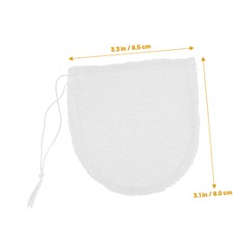 ORFOFE 2pcs Reusable Soap Bags and Exfoliating Face Bathing Gloves for and Makeup Removal Soft and Absorbent Face Washing Tool for Daily Skin Care