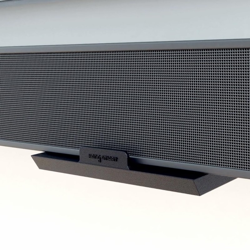 HangSmart TV Soundbar Mount NO Stud & NO Drill Easy