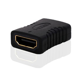 BIGtec HDMI Coupling Adapter Connector 2 Pieces HDMI Female to HDMI Female Extension 4K Ultra HD UHD 3D Full HD 1080p HDR ARC 4K @ 60Hz High Speed with Ethernet