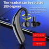 X18 Wireless Bluetooth 5.1 Headphones Ear-Hook Single Earbud with Microphone