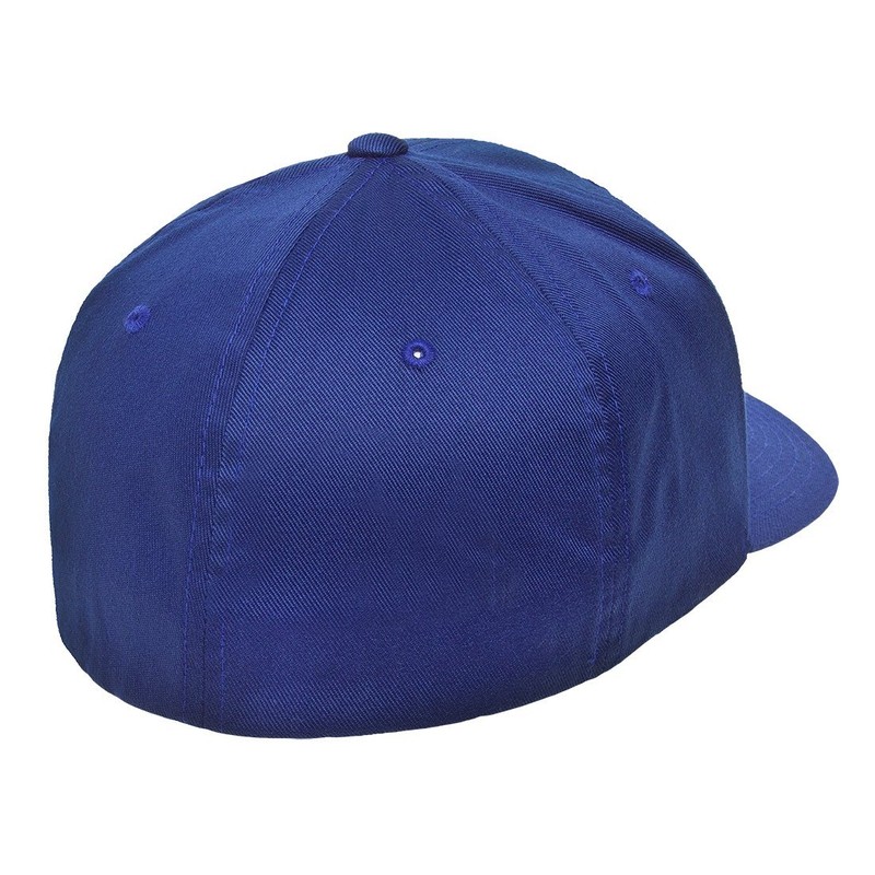 Flexfit 6277 Wooly Combed Twill Cap Royal Blue