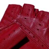Denz SNETTERTON 5-1009 Leather Gloves, Thimble Gloves, Driving Gloves, Berry,