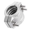 Pipe Hanger Bracket Clamp 304 Stainless Steel 2 Pieces TC