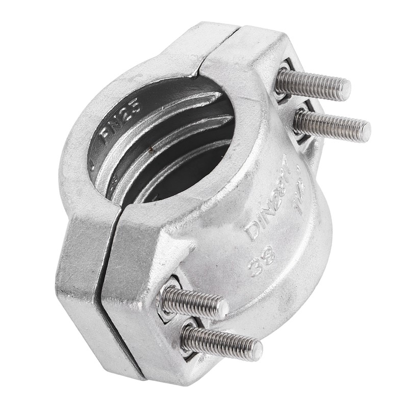 Pipe Hanger Bracket Clamp 304 Stainless Steel 2 Pieces TC