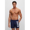 BOSS, Men's Octopus Swim Shorts, New - Navy413