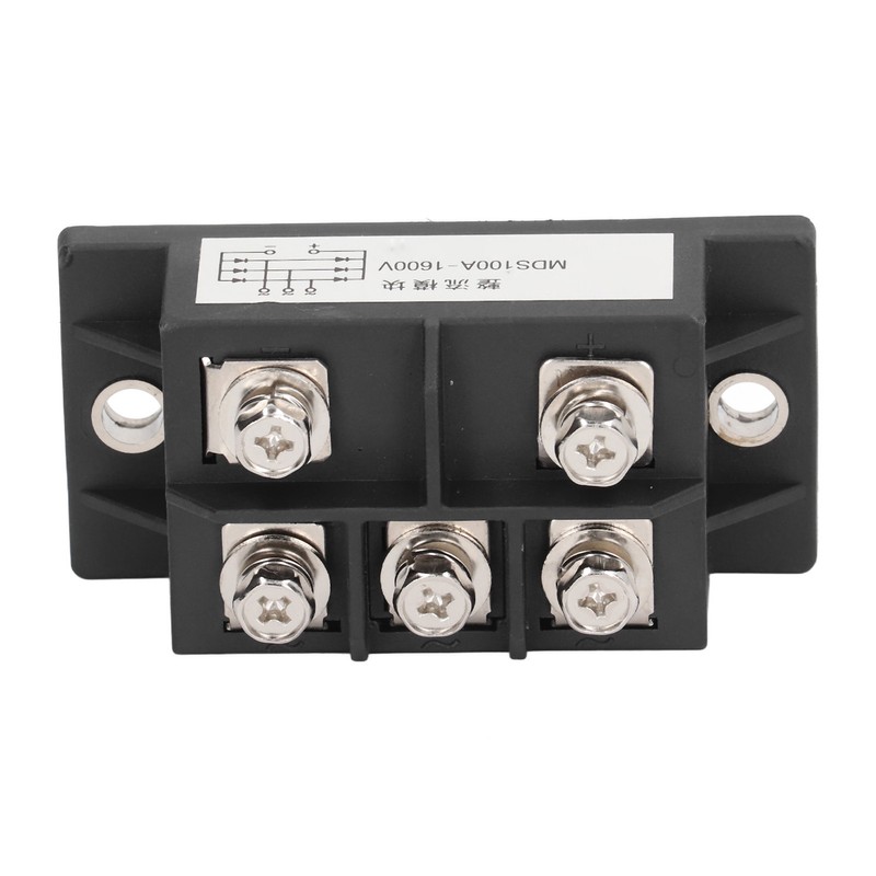 100A 1600V Bridge Rectifier Brass Plate Heat Dissipation 3 Phase