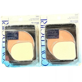 COVERGIRL (2) COVERGIRL simply powder Foundation #545 Warm Beige  Discontinued HFT Sealed