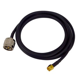 BOOBRIE Type-N Extension Cable N Type Male to SMA Male Coax Cable 6.5ft N Type to SMA RG58 Coaxial Cable Low Loss Type-N Jumper Cable for CB Ham Amateur Two-Way Radio Application/PCI Card/Access Point