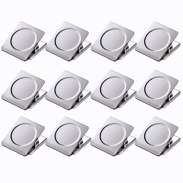 Magnetic Clips, Magnetic Clips, Refrigerator Magnets for Whiteboards, Set of