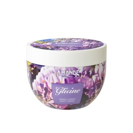 L'AMANDE - Parfümierte Körpercreme mit Hyaluronsäure, Vitamin und Antioxidantien und Mimose, feuchtigkeitsspendende Körpercreme für trockene Haut mit Olivenöl und Jasmin für weiche und samtige Haut -