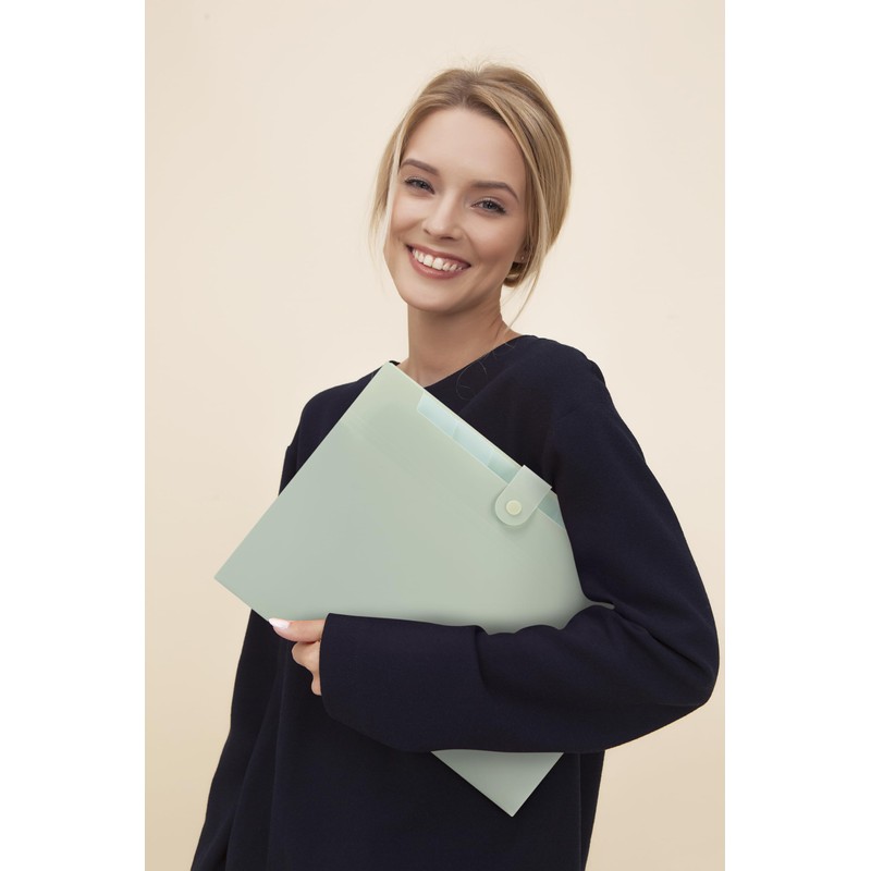 SKYDUE Expanding File A4, Document Folder with 8 Compartments, A4