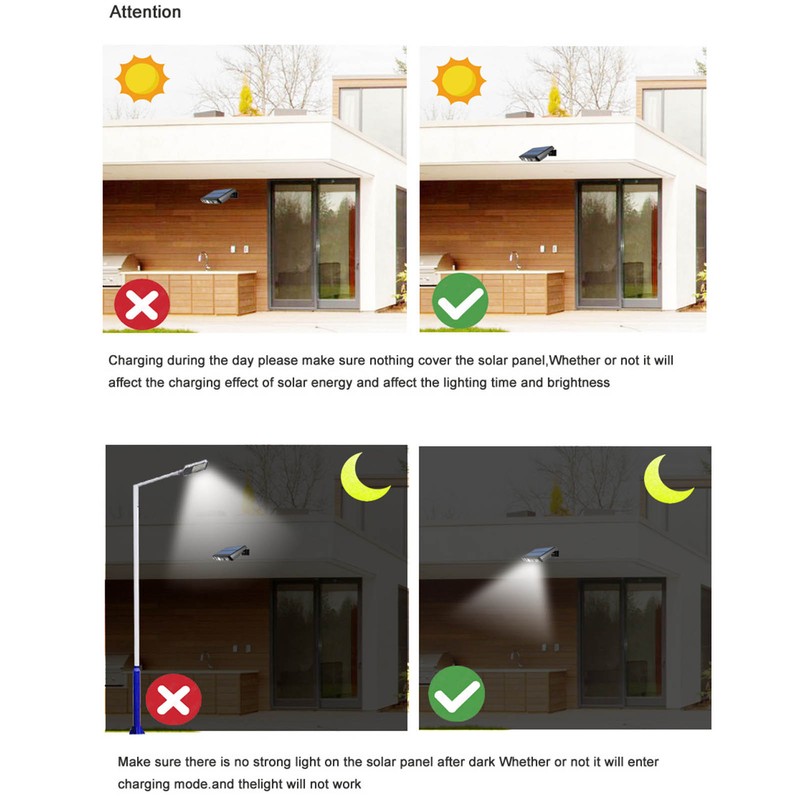 Solar Fence Lights 3 Lighting Modes Motion Sensor Security Lights