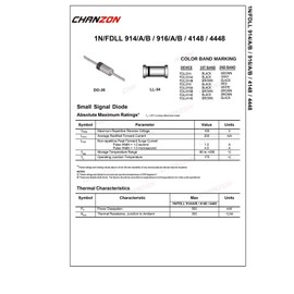 (Pack of 100 Pieces) Chanzon 1N914 Small Signal Fast Switching Diodes High-Speed Axial 200mA 100V DO-35 (DO-204AH) IN914 914 200 mA 100 Volt