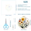 Zhenqing Sunflower Daisy Embroidery Kit for Beginners, Floral Needlework Kit