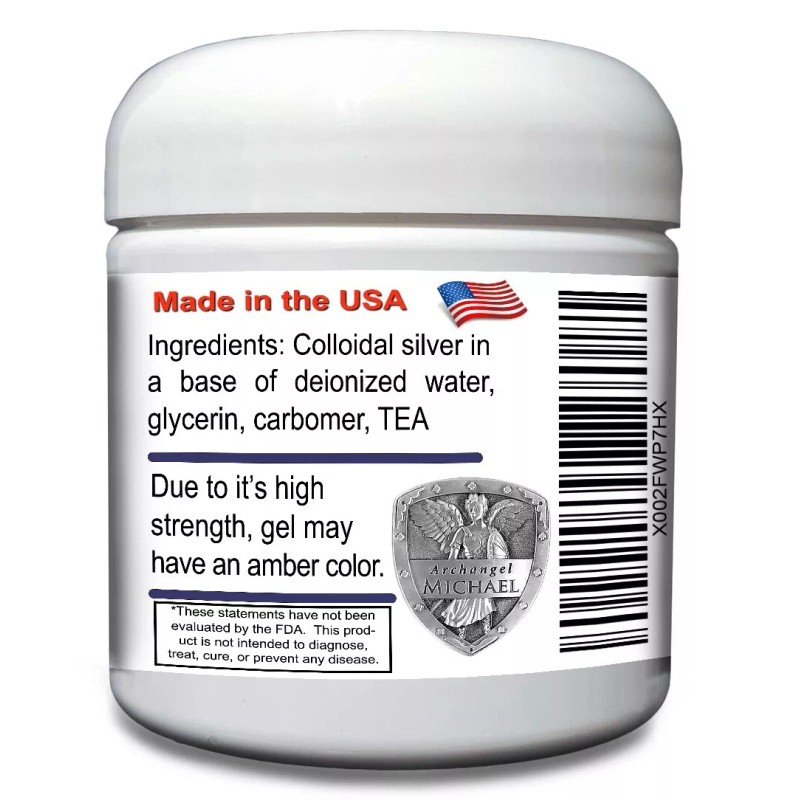 Angels Silver Colloidal Silver Gel Advance Healing 100ppm BEST!