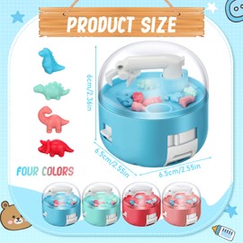 Mini Claw Dinosaur Machine Toys, Mini Claw Machine Prizes for Kids Figures Arcade Grabber Game Christmas Birthday Gifts Party Favor for Boys Girls(Dinosaur Style, 16 Pcs)