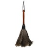 Redecker Ostrich Feather Duster, 13.8 inches (35 cm), Black