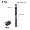 sourcing map 2pcs Combination Drill and Tap Bits Metric M5