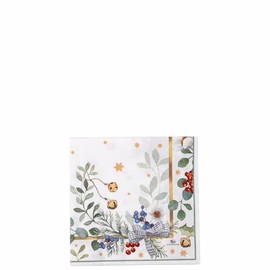 Hutschenreuther Collectable Series 2024 Sweet the Bells Never Sound Napkins 33 x 33 cm