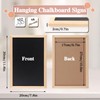 SHUESS 6 Pack A4 Hanging Chalk Board with String -