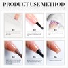 Double Rhythm Gel Polish Translucent Sheer Neutral Natural Light Milky