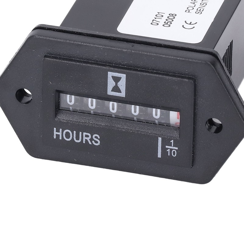 Hour Meter High Accuracy Data Storage Mechanical Hour Meter Gauge