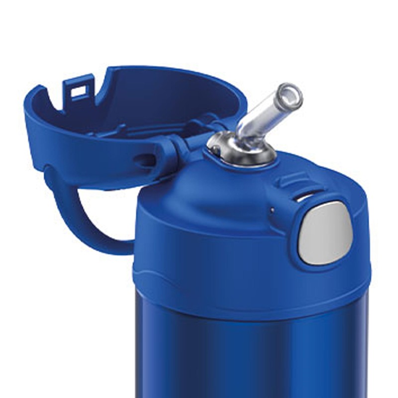 Thermos Unisex Youth Funtainer Insulated Water Bottle, Navy, 0.35 Litre