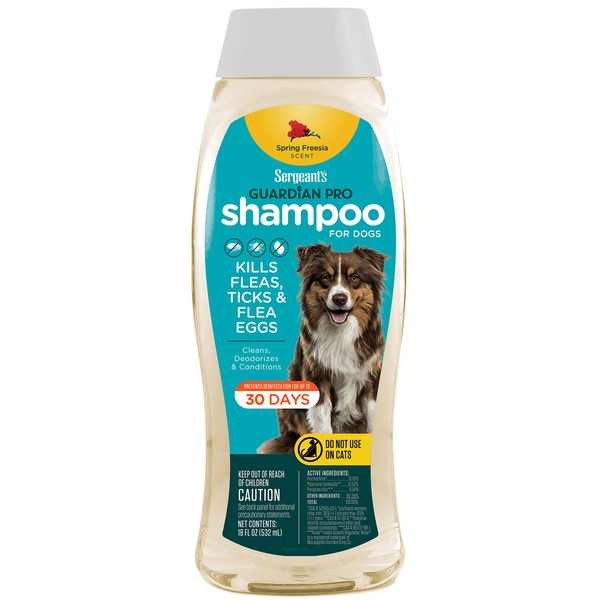 Sergeant's Guardian Pro Flea & Tick Dog Shampoo in Spring