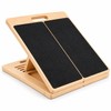 Adjustable Wooden Slant Board for Calf Stretching, Squats and Ankle