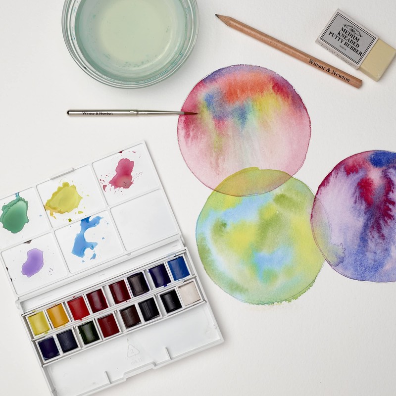 Winsor & Newton 0390060 Cotman Watercolour Paint Bag Set 16