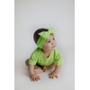 Three Little Tots- Waffle Knit Knotted Headband (Lime Green)