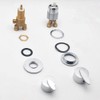 AFUDER Tap Bathtub Bath Mixer Shower Fittings Split Two Piece