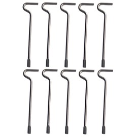 Emergency Keys for Interior Door Locksets, Key Pin for Schlage Interior Privacy Door Lock Compatible for Bedroom, Bathroom, 2 Pack (Flat Type 10)