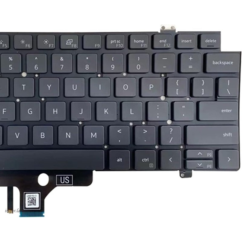 Tiugochr Laptop Replacement US Layout Backlit Keyboard for DELL Latitude