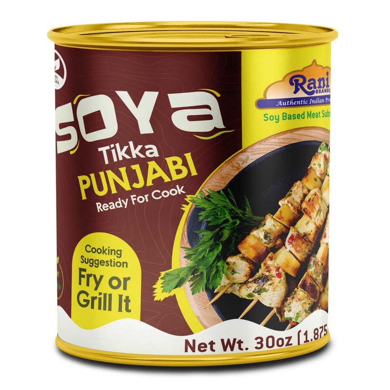 Rani Soya Tikka Punjabi 30oz (1.875lbs) 850g, Pack of 6,