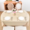 eeivs Oval Tablecloth 60 x 84 Inch Washable Polyester Table