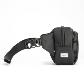 Ace Jean NO.54564 Waist Bag, Flex Light Fit, Body Bag, Lightweight, 3 Way, 3L, 7.4 oz (210 g), Black, One size