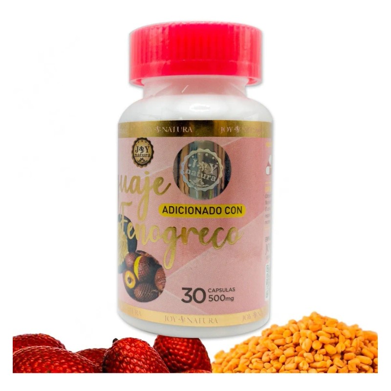 Aguaje Con Fenogreco 30 Caps 500 Mg Joy Natura Original