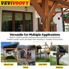 VEVIVOOVY 8pcs Inside 45 Degree Angle Bracket,L/7-1/4 x 1/8 x