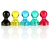 Robin Goods® 25 x Magnets for Whiteboard - Colourful Magnets