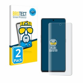 BROTECT Full Cover Protective Film Matt for Oppo Find X7 Ultra (Pack of 2) - Full Screen Screen Protector Film, 3D Curved, Anti-Reflection