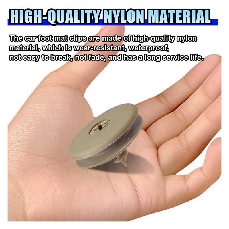 5PCS Car Floor Mat Clips, Automotive Carpet Fixing Clips, Vehicle