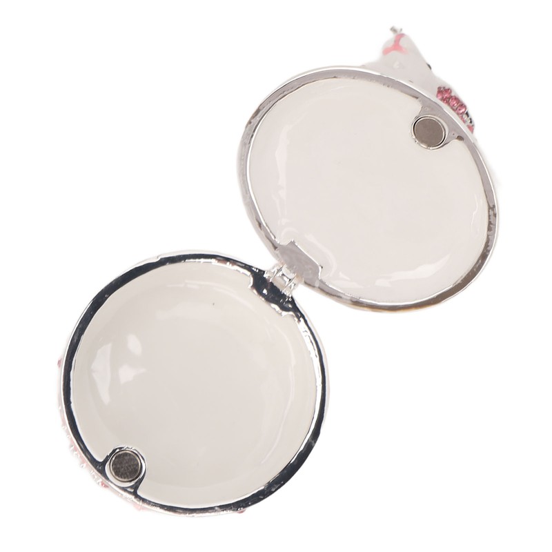 Trinket Box Exquisite Cute Bunny Shape Magnetic Design Zinc Alloy