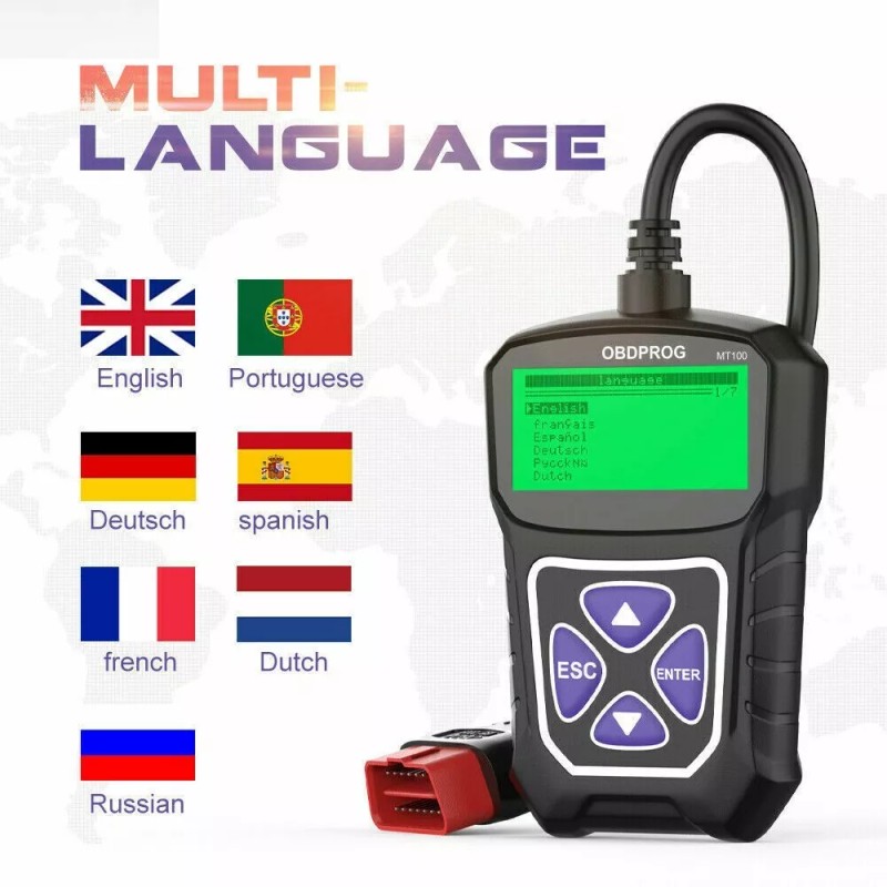 OBDPROG Toyota 4Runner Car Engine Fault Erase Code Scanner OBD2