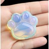 YATOJUZI YATOJUZI Opal Crystals and Healing Stones 1.5" Cat Paw