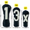 Golf Headcover, Stylish and Cool, Big Number Headcover, Prevents Mistakes,