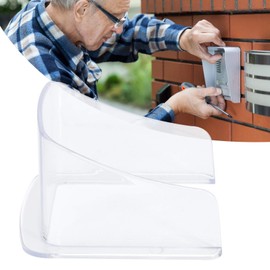 FTVOGUE Wallbox Weather Protection, Doorbell Canopy, Long Term Access Control, Rain Cover, Safe Plastic Rain Cover for Villas, Home, Apartments, Doorbells