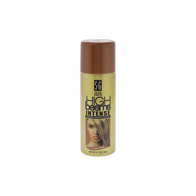 high beams Intense Temporary Spray on Hair Color, Honey Blonde,